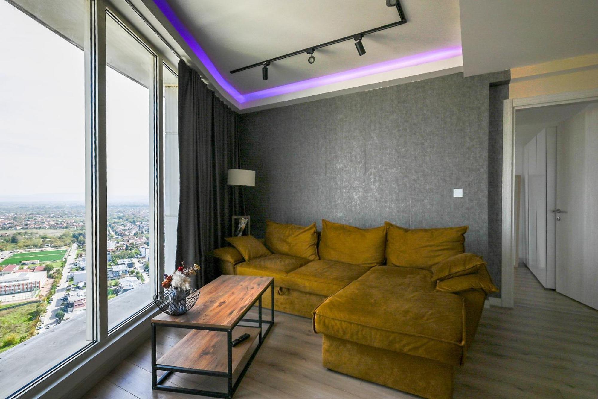 סקופיה Alfred Sky Smart Apartment 29Th Spa Included מראה חיצוני תמונה